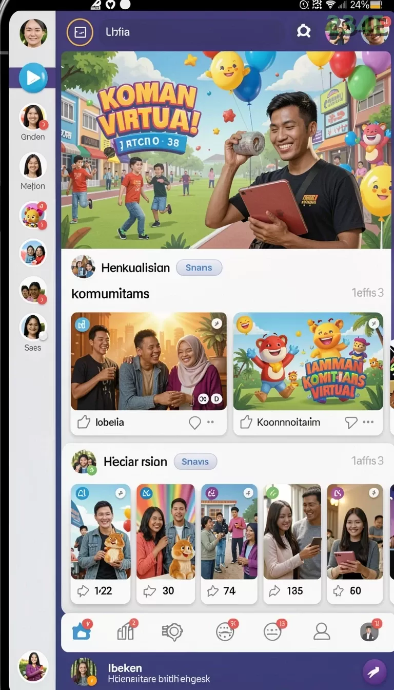 Cuplikan layar AWANLUCK — halaman utama