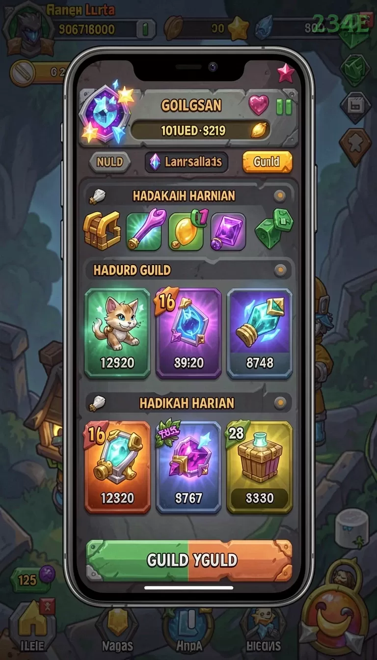 Cuplikan layar KINGDOM188 — menu navigasi